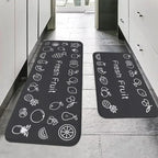 VIKAMA Kitchen Floor Mat Non-Slip Absorbent Decorative Sink Carpet Rug