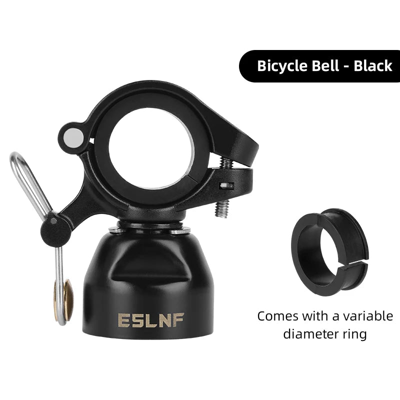 ESLNF Bike Bell Copper MTB Road Bike Bell with Cowbell Mode