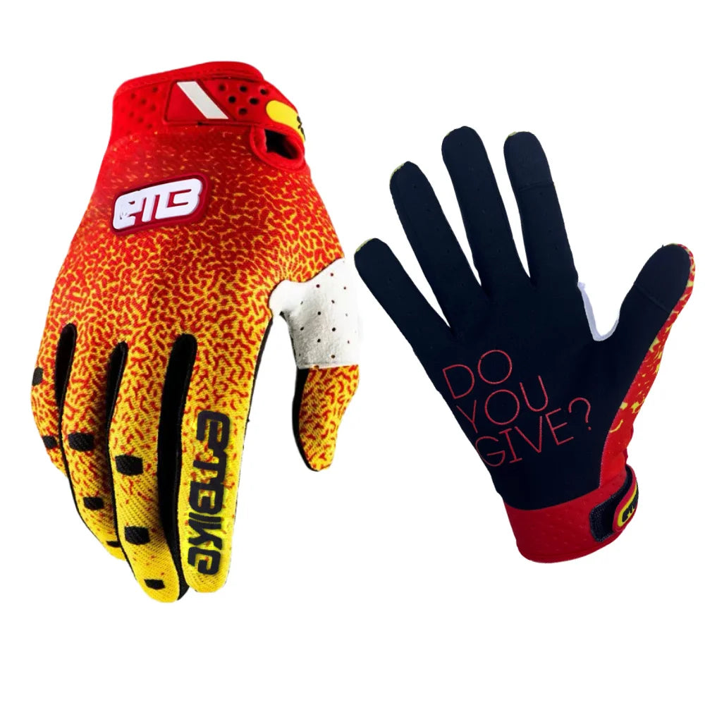 Men Women MX MTB Off-Road Motorcycle Gloves Touchscreen Knuckle