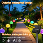 30 LED Solar Bubble Ball String Lights for Garden Patio Decor
