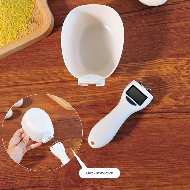Digital Pet Food Scoop Scale LED Measuring Spoon