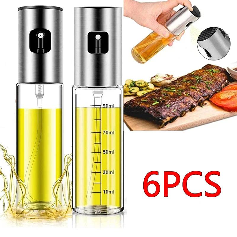 Glass Oil Sprayer for Cooking Olive Oil Spray Bottle for BBQ & Salad Secondary image