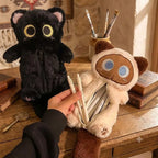 Plush Big-Eyed Cat Storage Bag Stationery Case