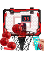Mini Basketball Hoop | Light-Up Over the Door Hoop for Kids
