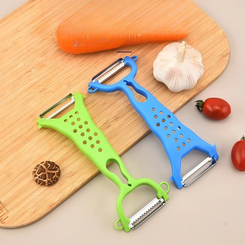 Vegetable Cutter & Carrot Grater – Handheld Kitchen Peeler & Slicer Tool