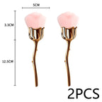 Flower Nail Brush Rose Shape Manicure Brush for Nail Art Cleaning