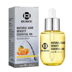 OUHOE Natural Hair Density Essential Oil bottle and packaging on a white background