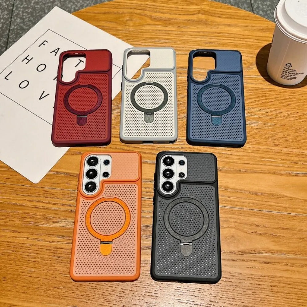 MagSafe Magnetic Cooling Case for Samsung S24 S25 S26 Ultra Cover