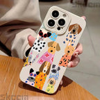 Funny Colourful Dog Pattern Case for iPhone 17 16 15 14 13 Pro Max