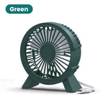 Mini USB Rechargeable Table Fan Portable Desk Fan