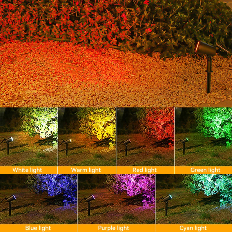 9 LED Solar Spotlight Waterproof Garden Light