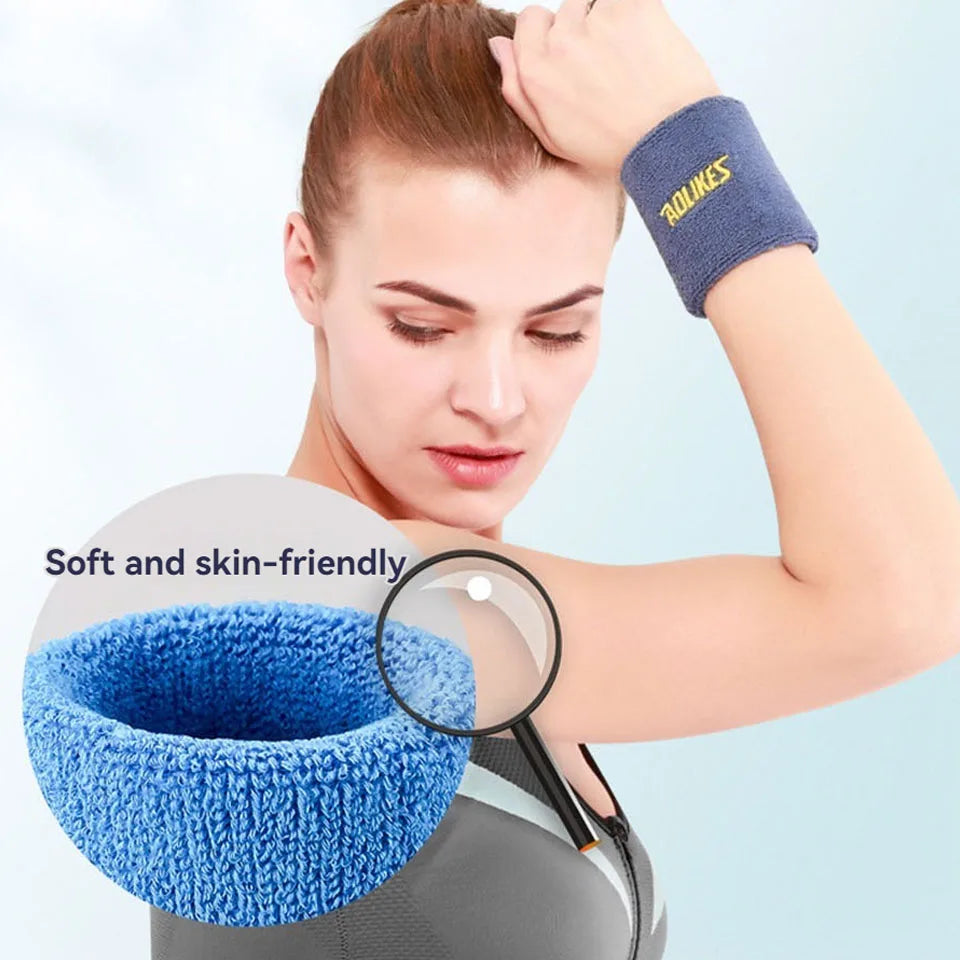 Athletic Sweatband Wristband Moisture Wicking for Tennis Running Gym
