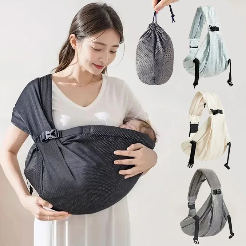 Portable Baby Sling Carrier Newborn Toddler Shoulder Backpack Wrap