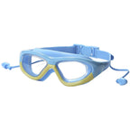 Kids Swimming Goggles Anti-Fog Waterproof Large Frame