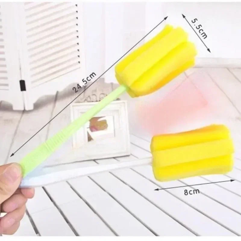 3PCS Bottle Cleaning Brush Set Glass & Cup Cleaner