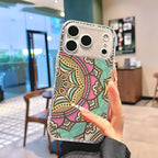 Indian Mandala Silicone Soft Case for iPhone 17 16 15 14 Pro Max Cover