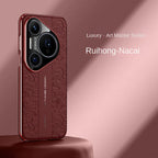Embossed Leather Case for Huawei Pura 80 70 Ultra Pro & P60 Cover