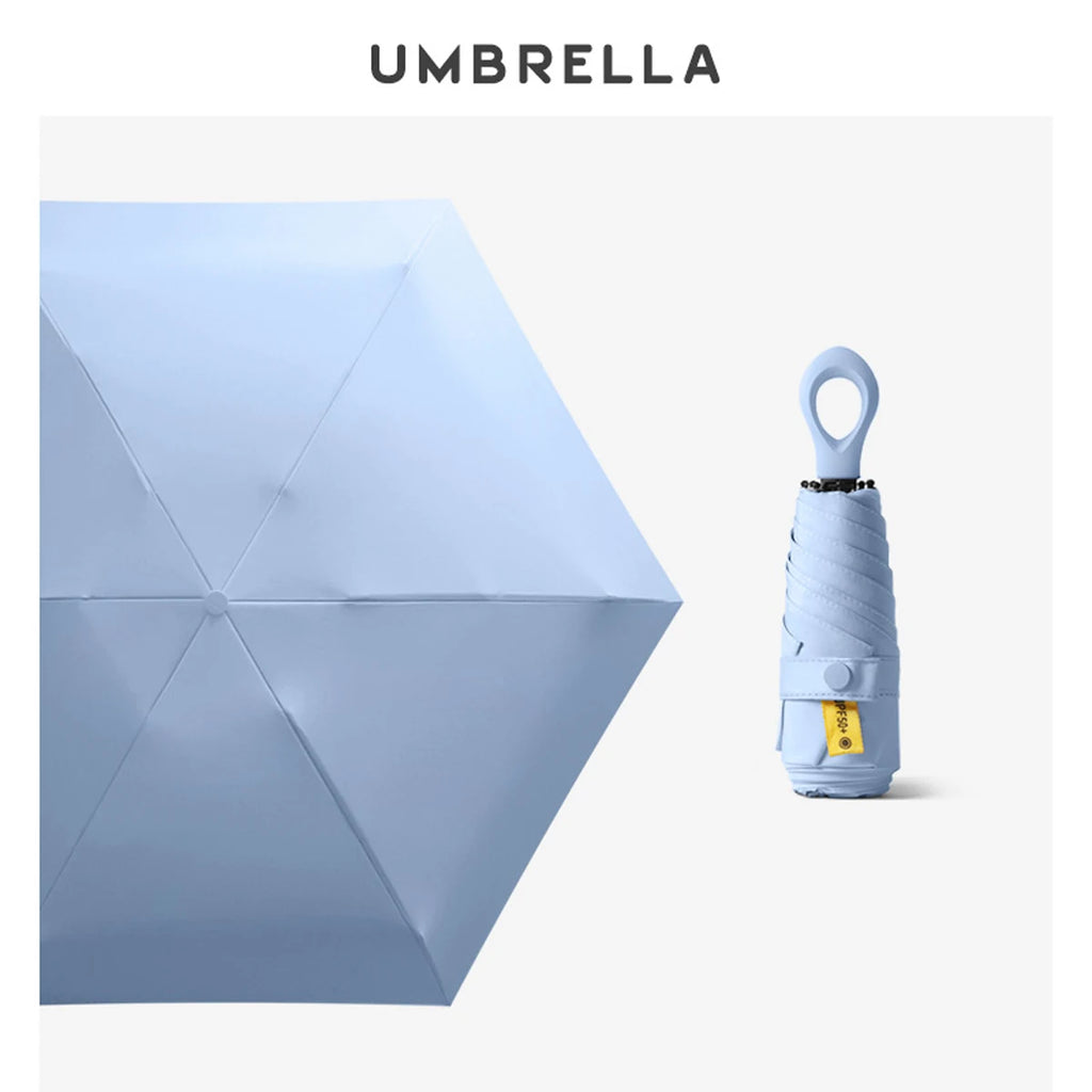 Buy UV Protection Mini 5-Fold Umbrella Compact Travel
