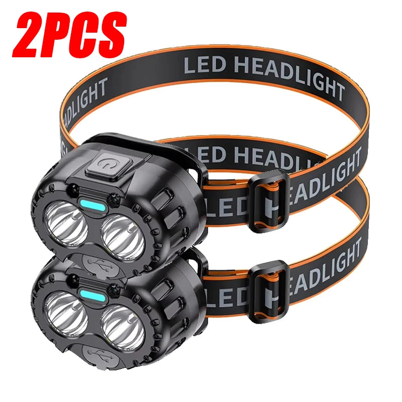 Motion Sensor Rechargeable LED Headlamp Ultra Bright