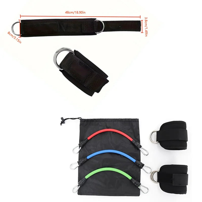 6pcs Leg Resistance Bands Set for Glute Hip and Fitness Training