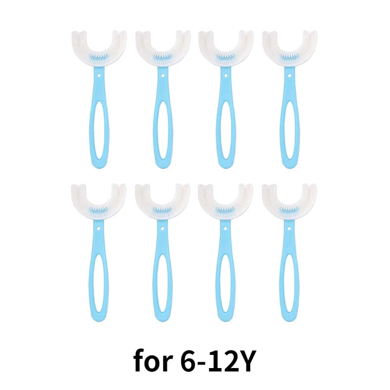 Baby 360° U Shape Toothbrush Soft Silicone Kids Teeth Brush
