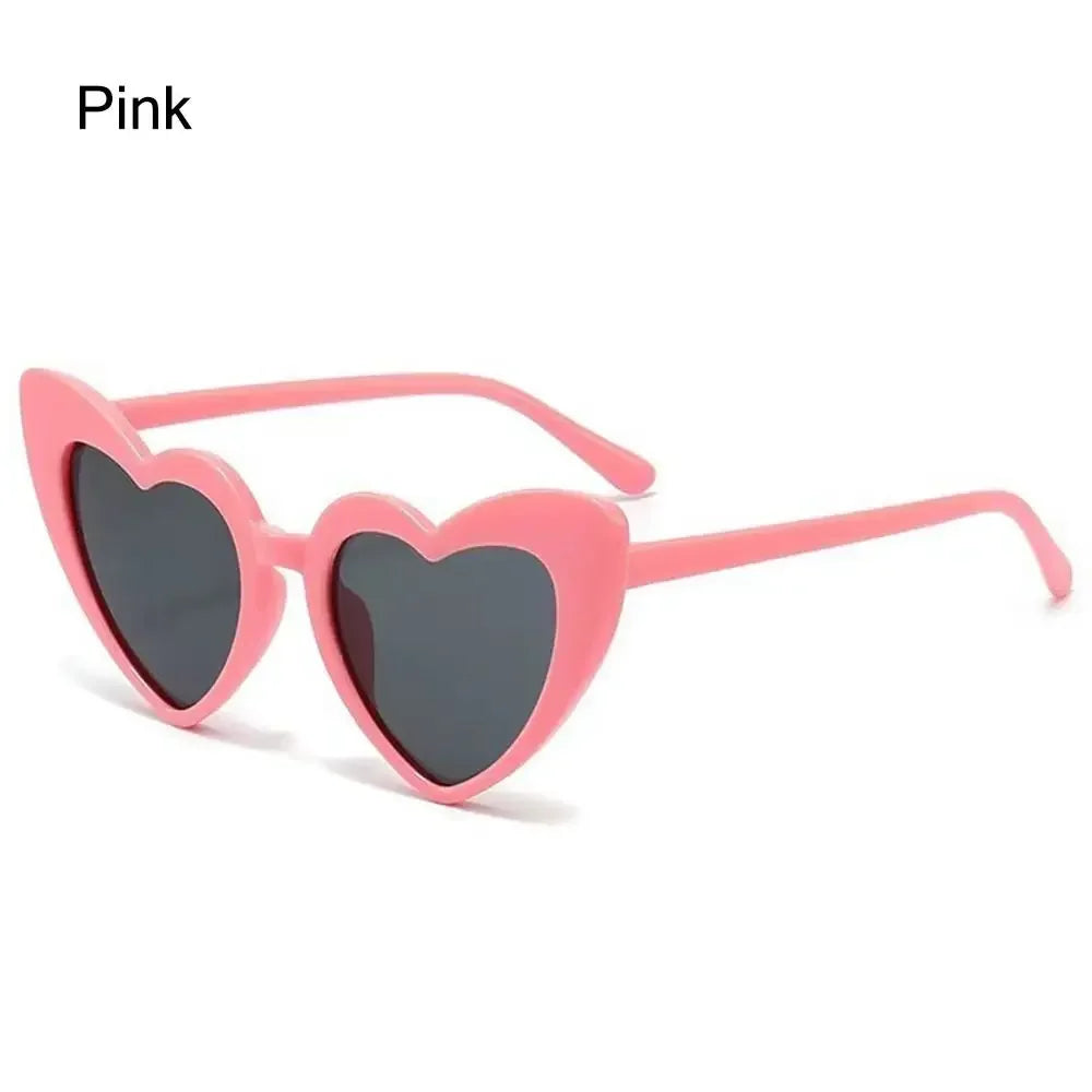 Heart-Shaped Kids Sunglasses | Vintage Toddler Eyewear 3–9 Years