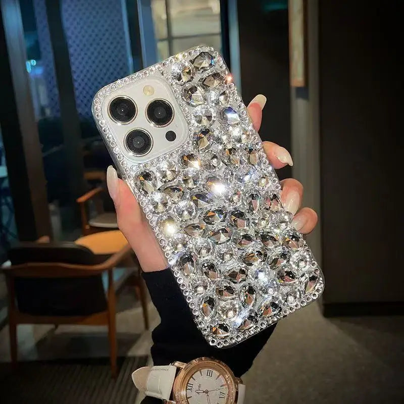 Luxury Bling Glitter Diamond Case for iPhone 17 16 15 14 13 12 Pro Max