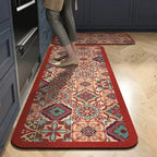 Kitchen Mat Absorbent Printed Rug Non-Slip Long Floor Carpet