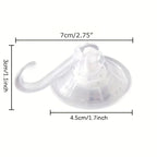 10Pcs Suction Cup Hooks Heavy Duty Reusable Wall Hooks