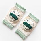 Cartoon Baby Knee Pads Summer Mesh Crawling Protection (0–3Y)