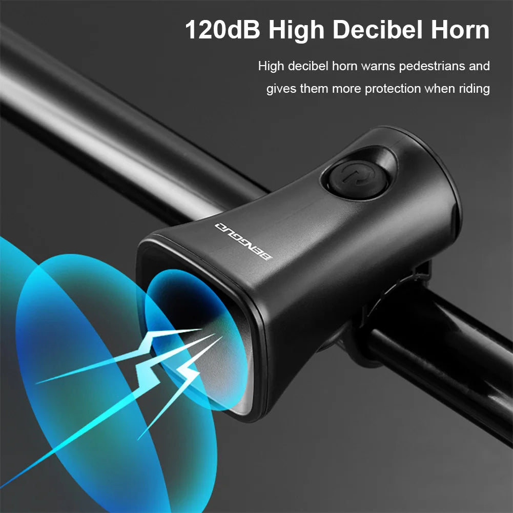 120dB Electric Bike Horn 5 Sound Safety Alarm Bell for Bicycle