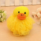 Kids Cartoon Bath Sponge Soft Baby Loofah Body Scrubber