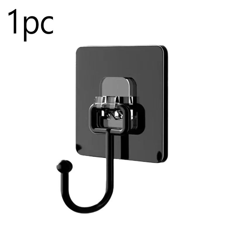 Rotating Self-Adhesive Hooks Waterproof Wall Storage Hook Set