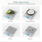 3KG Digital Kitchen Scale High Precision Gram Scale