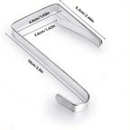 8Pcs Over the Door Hooks Multi-Purpose Door Hanger Organizer