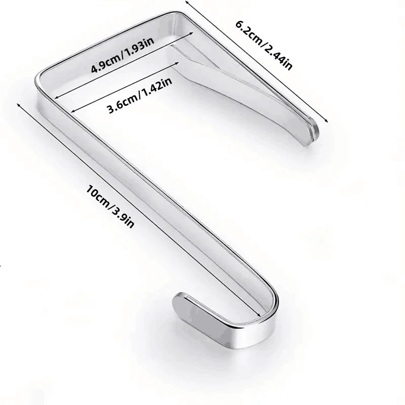 8Pcs Over the Door Hooks Multi-Purpose Door Hanger Organizer