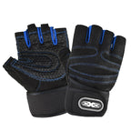 Workout Gloves Half Finger Wrist Wrap Gym Cycling Weight Training