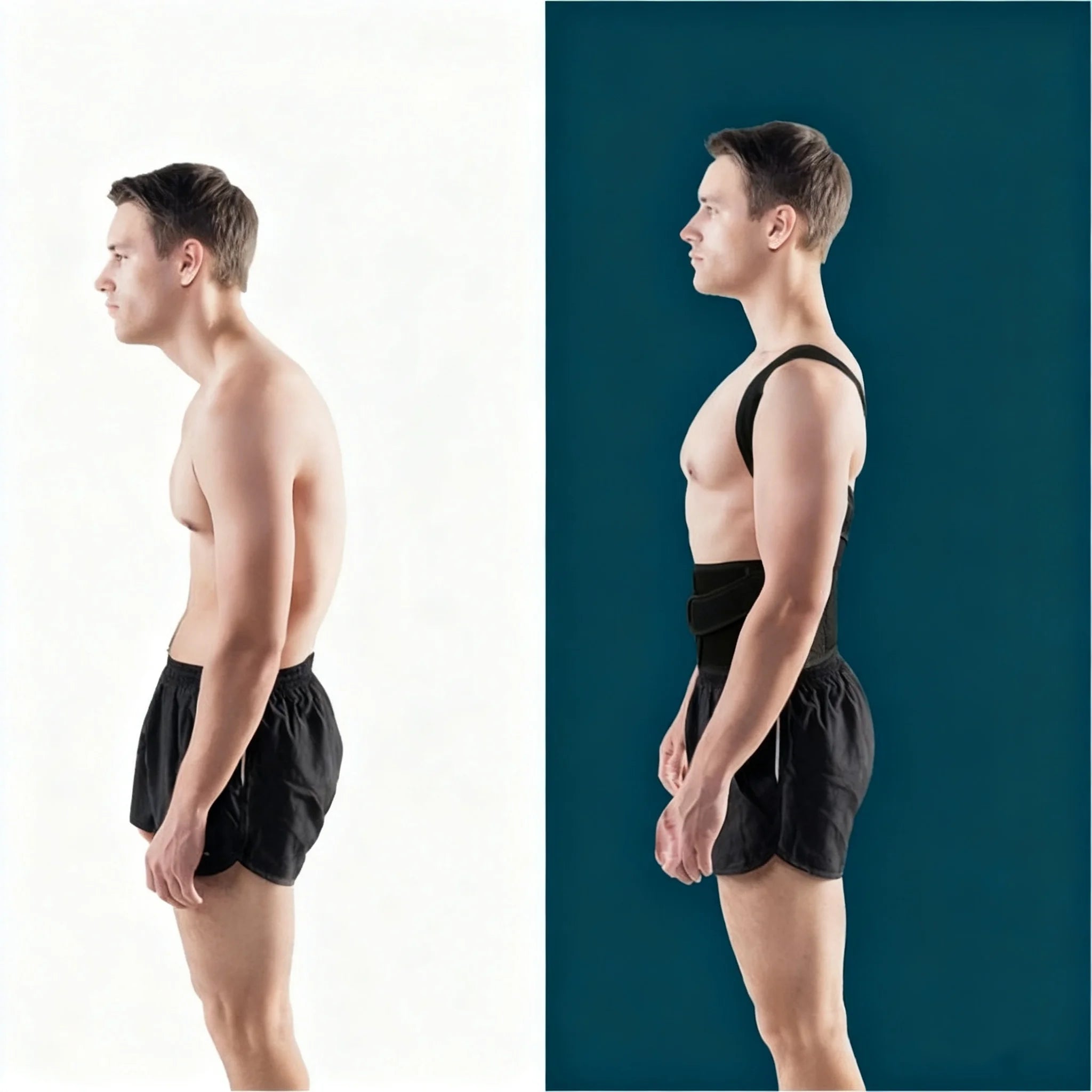 Anti Hunchback Posture Support Belt Back Straightener Unisex Secondary image