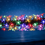 Solar Cherry Blossom Fairy Lights Outdoor Garden Lamp