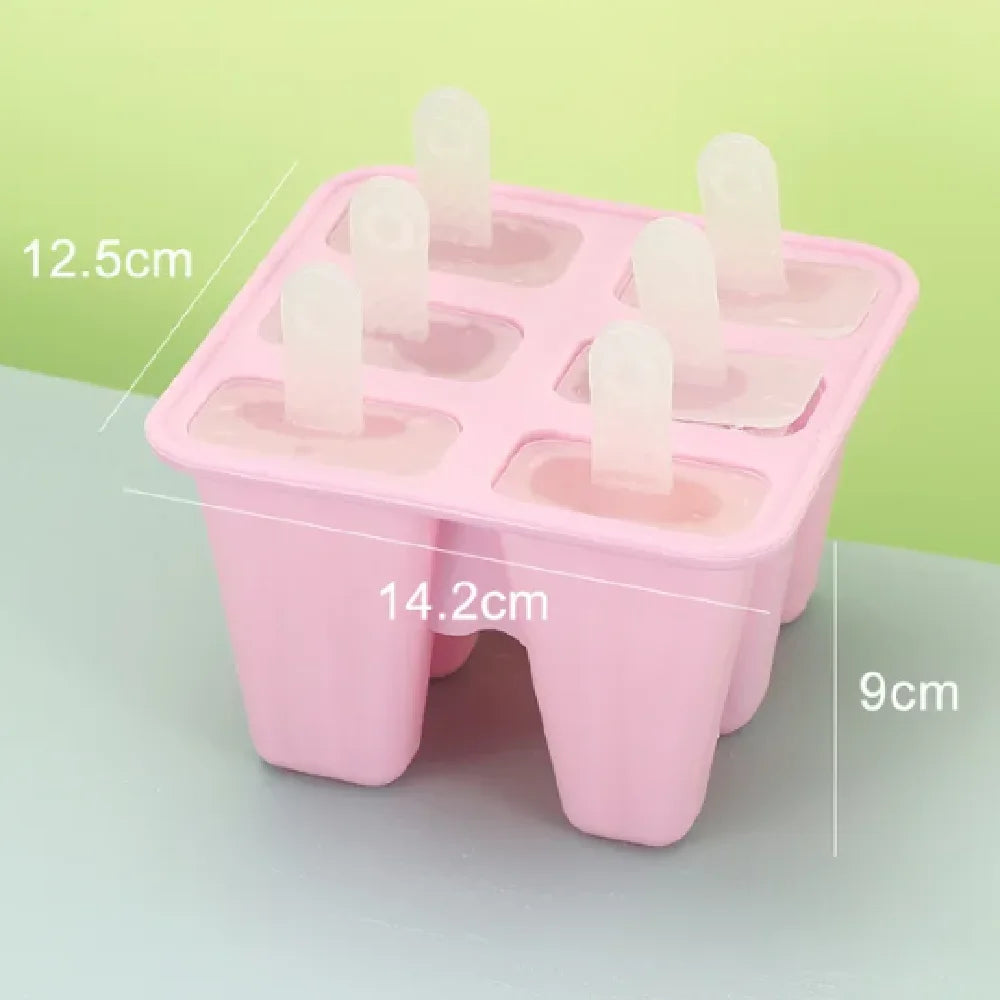BPA Free Silicone Popsicle Mold – Reusable Easy Release Ice Pop Maker