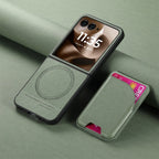 Magnetic Leather Wallet Case for Motorola Razr 60 50 40 Ultra