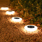 14 LED Solar Ground Lights for Garden, Yard & Pathway Decor