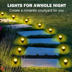 Solar LED Garden Pathway Lights 8 Lighting Modes