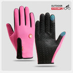 Winter Cycling Gloves Men Women Thermal Waterproof Touchscreen Warm
