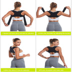 Adjustable Posture Corrector Belt Back Brace Shoulder Support