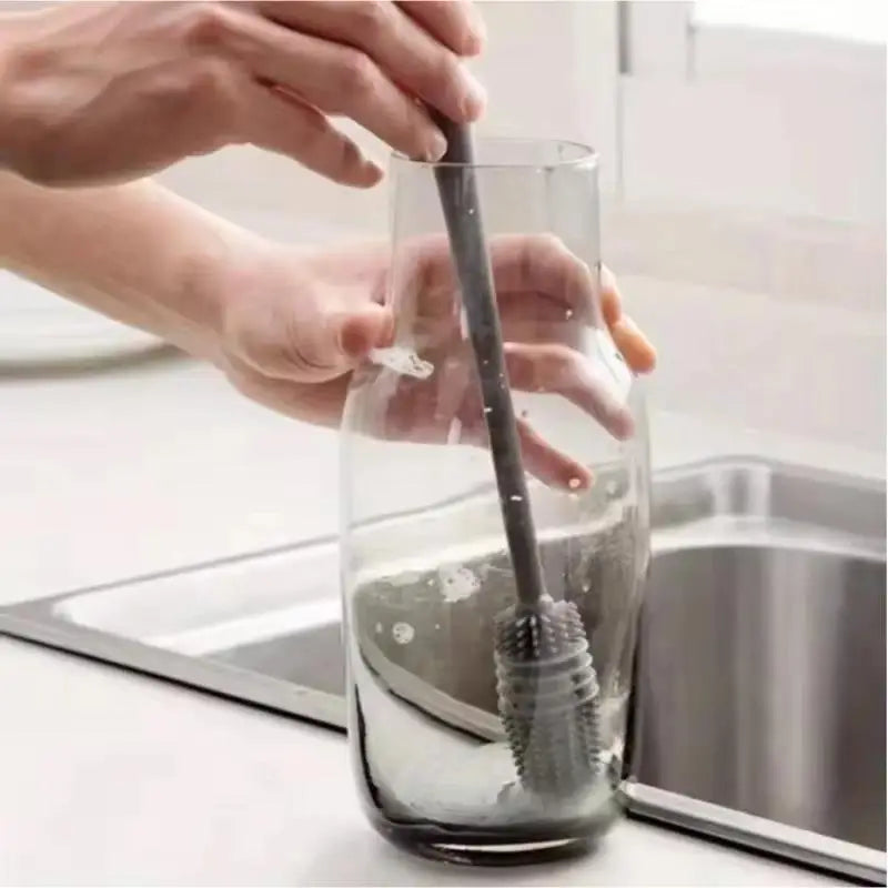 Long Handle Bottle Cup Brush Glass Cleaning Tool Secondary image