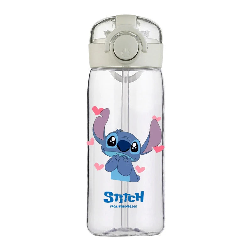 Stitch Kids Water Bottle 400ML Leakproof School Cup