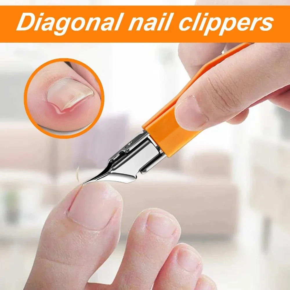 Ingrown Toenail Clipper 25° Slant Eagle Beak Wide Opening Steel Tool