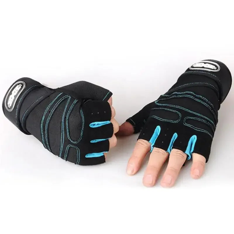 Weight Lifting Gloves Workout Gym Wrist Wrap Half Finger Men Women Pro Main image