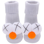 Baby Anti-Slip Socks UK – Cute Bow & Lion Toddler Slippers
